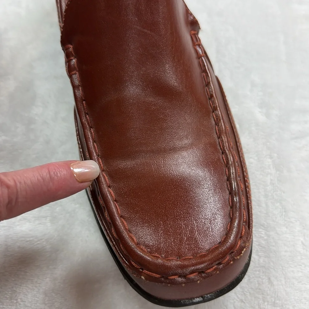 Deer Stags Kids' Booster Driving Moc Slip-On in Dark Luggage Preowned Size 3.5